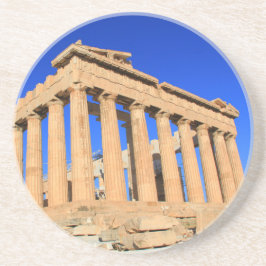 Landschaftliche Athener Akropolis in Griechenland, Getränkeuntersetzer