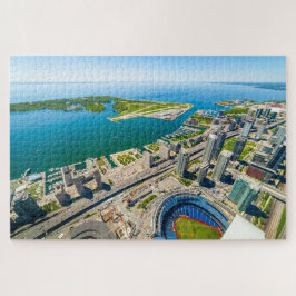Landschaftliche Aussicht auf Toronto vom KN-Turm,