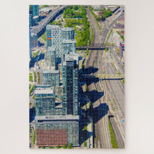 Landschaftliche Aussicht auf Toronto vom KN-Turm,