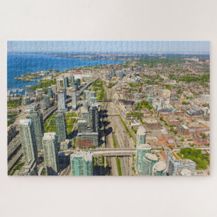 Landschaftliche Aussicht auf Toronto vom KN-Turm,