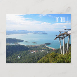 Landschaftliche Aussicht Langkawi Cable Car Travel Postkarte