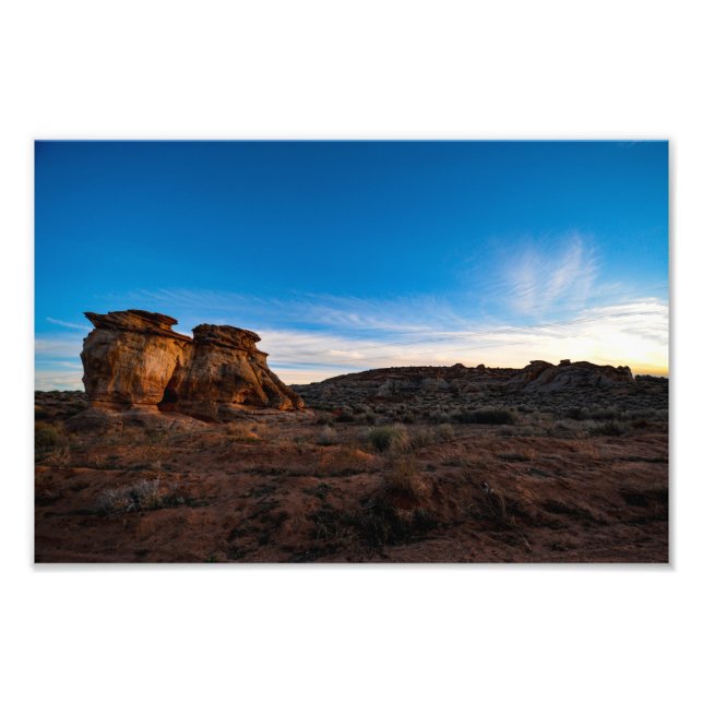 Landschaftliche Autobahn Fotodruck (Vorne)