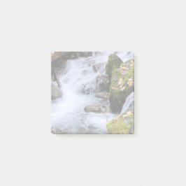 Landschaftliche Crisp-Nature-Stream-Nachhinweise Post-it Klebezettel