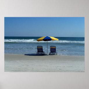 Landschaftliche Daytona- Beachphotographie Poster