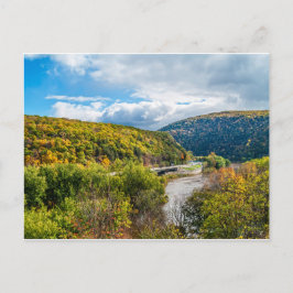 Landschaftliche Delaware-Wasserlücke Postkarte