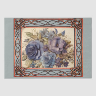 Landschaftliche Fantasy Gothic Florals Decoupage Seidenpapier