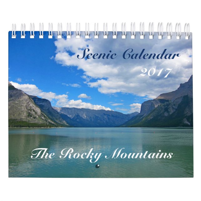 Landschaftliche felsige Berge des Kalender-2017 Kalender (Titelbild)