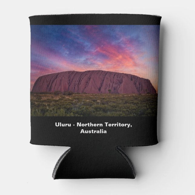 Landschaftliche Fotografie - Uluru Sonnenuntergang Dosenkühler (Vorderseite)