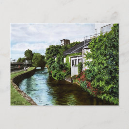 Landschaftliche Galway City Irland Canal View Postkarte