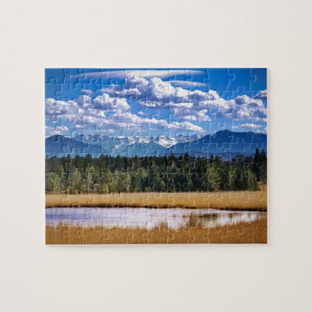 Landschaftliche Gebirgsalpine Landschaft (Horizontal)