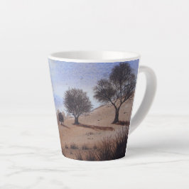 landschaftliche Herbstlandschaft Original Milchtasse