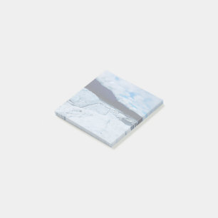 Landschaftliche Icy Blue Nature Post-it Klebezettel