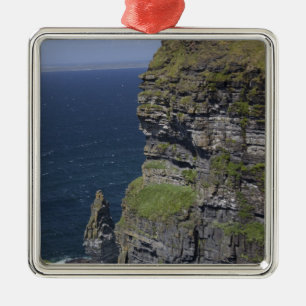 Landschaftliche Klippen von Moher und O'Brien Towe Ornament Aus Metall