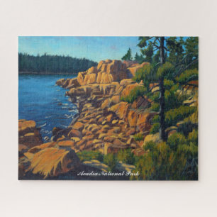 Landschaftliche Küstenlandschaft in Acadia