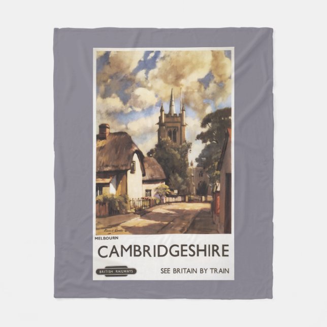 Landschaftliche Land-Ansicht-britisches Fleecedecke (Vorderseite)