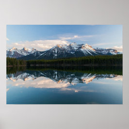 Landschaftliche Landschaft der kanadischen Rockies Poster