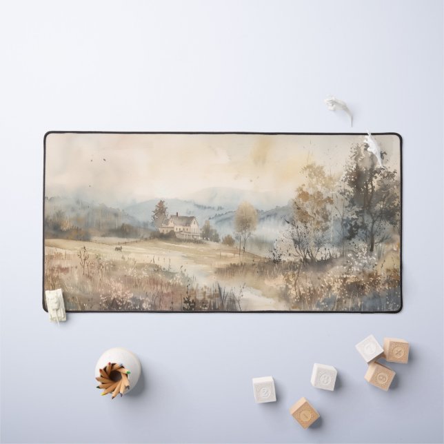 Landschaftliche Landschaft Schreibtischunterlage (Kindertisch)