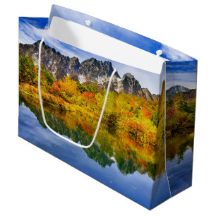 Landschaftliche Landschaftswälder und Berge Große Geschenktüte