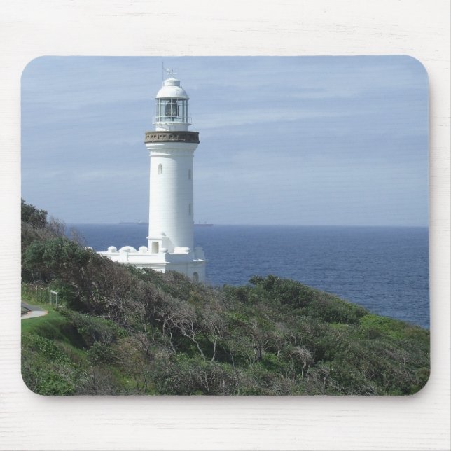 Landschaftliche Leuchtturm-Mausunterlage Mousepad (Vorne)