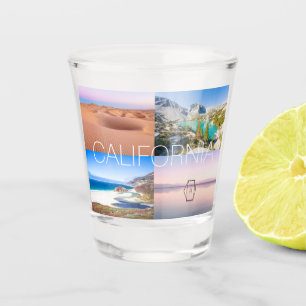 Landschaftliche Naturlandschaften in Kalifornien Schnapsglas