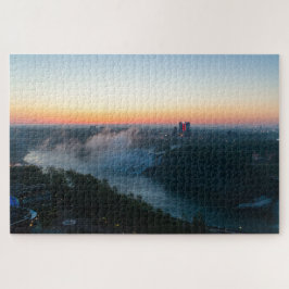 Landschaftliche Niagara fällt im Morgengrauen, Kan
