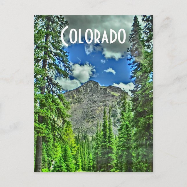 Landschaftliche Postkarte Colorado (Vorderseite)