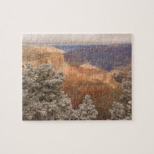 Landschaftliche schneebedeckte Winterlandschaft en