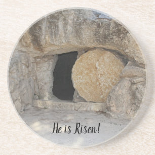 Landschaftliche Serie - Jesus-Tomb-Untersetzer Getränkeuntersetzer