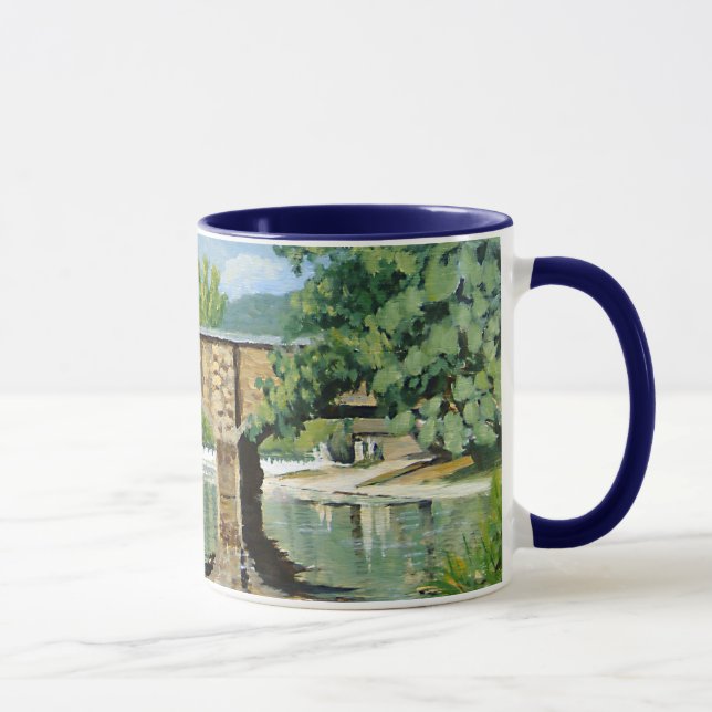 Landschaftliche Sicht auf den Forellenflug von Mis Tasse (Rechts)