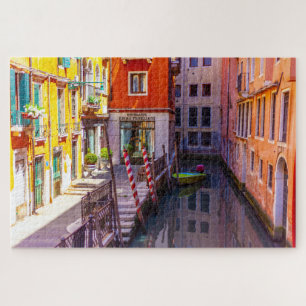 Landschaftliche Sicht auf den Kanal, Venedig, Ital