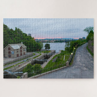Landschaftliche Sicht auf den Rideau-Kanal in Otta