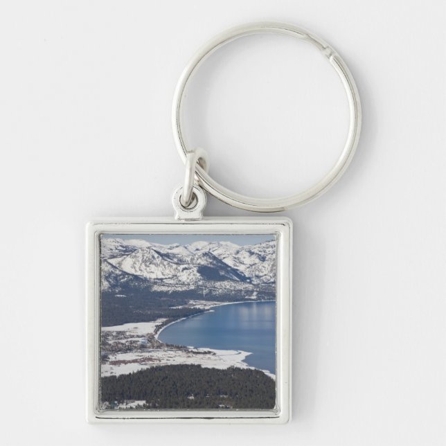 Landschaftliche Sicht auf den Tahoe-See, USA Schlüsselanhänger (Vorne)