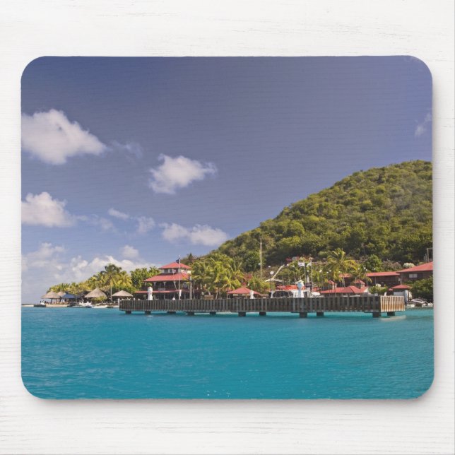 Landschaftliche Sicht auf die Bitter End Yacht Clu Mousepad (Vorne)