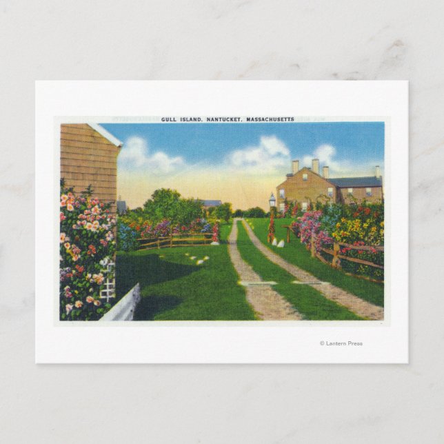 Landschaftliche Sicht auf die Insel Gull Postkarte (Vorderseite)