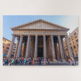 Landschaftliche Sicht auf die Pantheon-Fassade, Ro