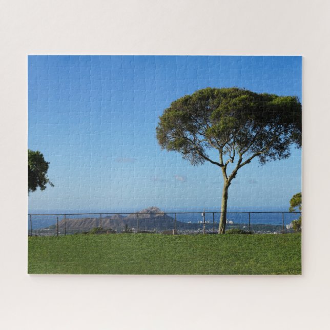 Landschaftliche Sicht auf Honolulu Hawaii Jigsaw P (Horizontal)