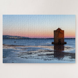 Landschaftliche Sicht auf Orbetello, Toskana Jigsa