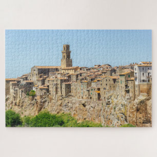 Landschaftliche Sicht auf Pitigliano, Toskana, Ita