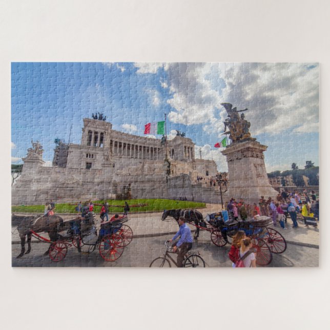 Landschaftliche Sicht auf Vittoriano, Rom, Italien (Horizontal)