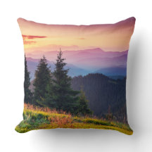 Landschaftliche Sonnenuntergänge Jungle Pine Tree 