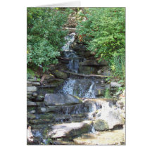 Landschaftliche Wasserfallkarte