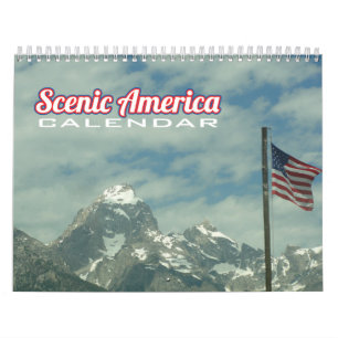 Landschaftlicher Amerika-Kalender Kalender