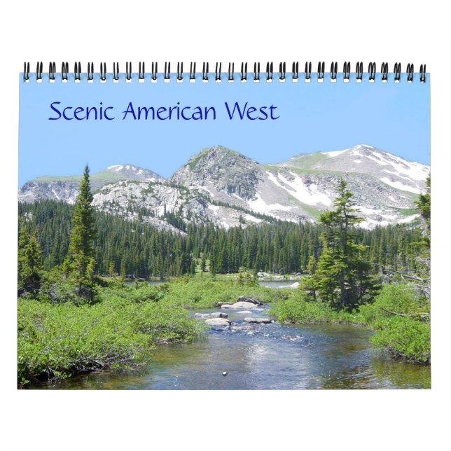 Landschaftlicher amerikanischer Westen Kalender (Titelbild)