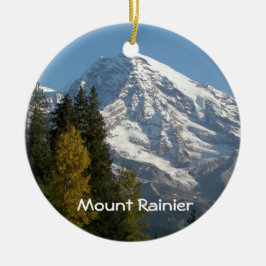 Landschaftlicher Aussichtsurlaub auf dem Rainier Keramikornament