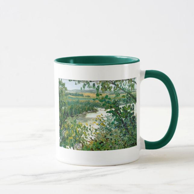 Landschaftlicher Blick auf den Fluss Mississippi V Tasse (Rechts)