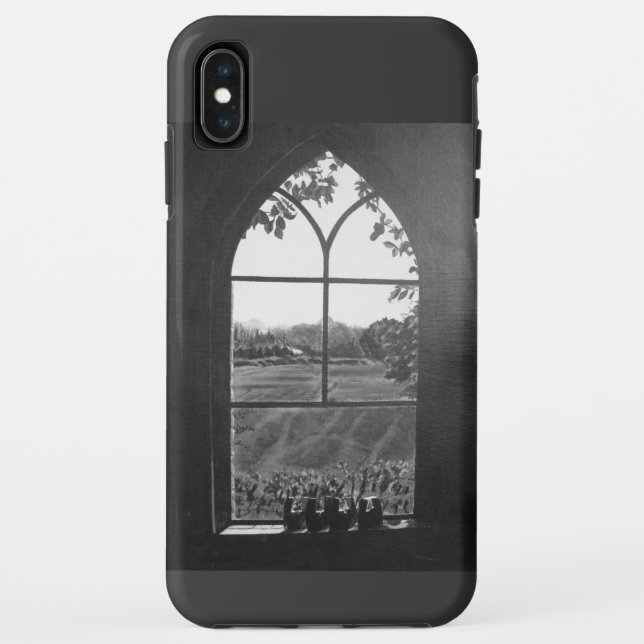 Landschaftlicher Blick vom Kirchenfenstereinschnit Case-Mate iPhone Hülle (Rückseite)