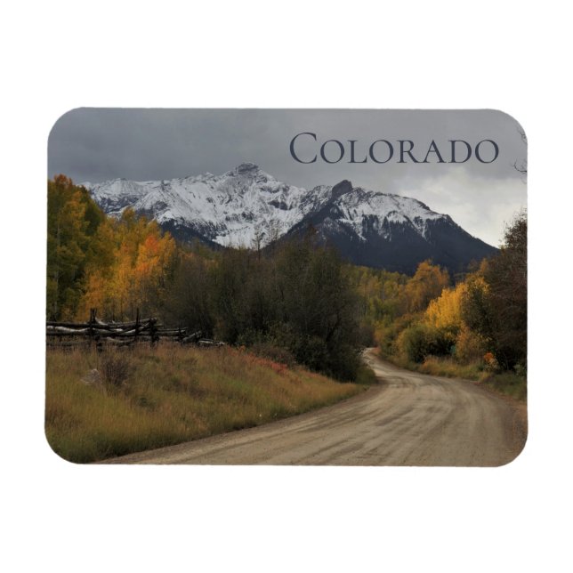 Landschaftlicher Colorado Herbst auf dem Dallas Di Magnet (Horizontal)