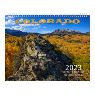 landschaftlicher Colorado-Kalender 2023 Kalender