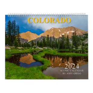 landschaftlicher Colorado-Kalender 2024 Kalender