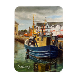 Landschaftlicher Hafen in Galway City Irland Magnet